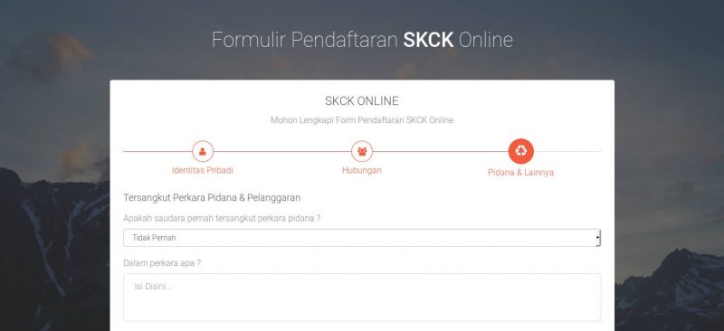 SKCK Online Polres Kota Tangerang
